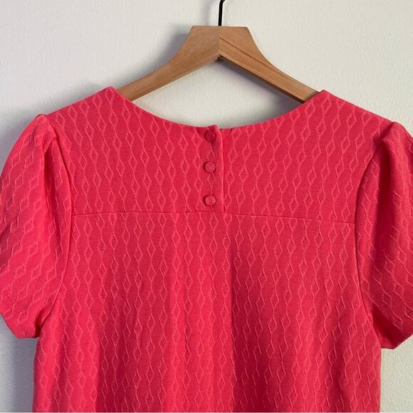 Anthropologie Maeve Textured Short Sleeve Dress - Picture 7 of 9